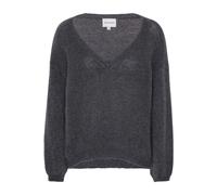 AMERICANDREAMS - Silja V-neck Pullover - -Knitwear -Donna -Grigio -M