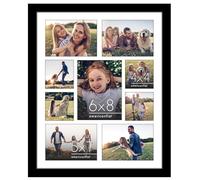 Americanflat Cornice portafoto da 40,6 x 50,8 cm con plexiglass lucidato, adatta per 1 foto da 15 x 20 cm, quattro foto da 10 x 17 cm o una foto da 40 x 50 cm, cornice sottile per esposizione a parete