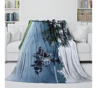 Americano AH64 Apache Elicottero Coperta Fichissimo - Militare Coperta Per L'aria Condizionata Regalo Compleanno Per Figlio/figlia/nipote/nipotina/amico - Divano Letto Decoro 40x50inch(100x130cm)