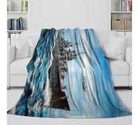 Americano Baltimore Incrociatore Coperta Fichissimo - Militare Coperta Per L'aria Condizionata Regalo Compleanno Per Figlio/figlia/nipote/nipotina/amico - Divano Letto Decoro 50x60inch(127x152cm)