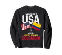 Americano colombiano La mia storia è iniziata in Colombia Pride Felpa