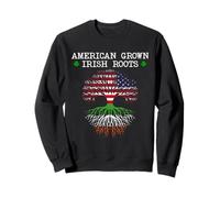Americano cresciuto radici irlandesi felice giorno San Patrizio fortunato Felpa