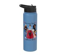 Americano E Albanese Sangue Nero Donne Stainless Steel Insulated Water Bottle