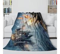 Americano Iowa Corazzata Coperta Morbida - Militare Coperta Per L'aria Condizionata Regalo Compleanno Per Figlio/figlia/nipote/nipotina/amico - Divano Letto Culla Ufficio 40x50inch(100x130cm)