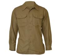 Americano M37 Camicia Di Lana - WW2 Repro US Esercito Oliva Drab Solider Nuovo