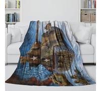 Americano M4 Sherman Carro Armato Coperta Calda Confortevole - Militare Coltre Soffici Regalo Compleanno Per Figlio/figlia/nipote/nipotina/amico - Divano Letto Sedia Culla 40x50inch(100x130cm)