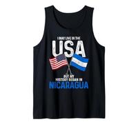 Americano nicaraguense La mia storia è iniziata in Nicaragua Pride Nica Canotta