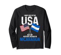 Americano nicaraguense La mia storia è iniziata in Nicaragua Pride Nica Maglia a Manica
