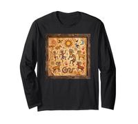 Americano Southwest Cave Art Maglia a Manica
