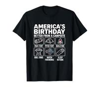 Americas Compleanno Meglio da Un Campeggio Art Maglietta