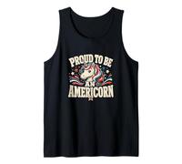 Americorn Independence Day Unicorn 4 luglio 250 Anni USA Canotta