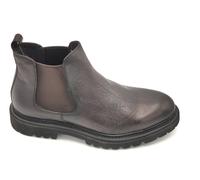 Amerigo Vespucci AV251 stivaletto pelle bottalata testa moro elastico 5/6