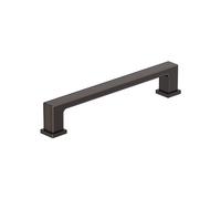 Amerock 10BX37032ORB | Tirante per armadio in bronzo lucidato ad olio | 128 mm da centro a centro | Confezione da 10 | Bridgeport | Hardware per mobili