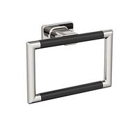 Amerock BH26612 Esquire 5-1/4" Anello con gancio a parete - nichel lucidato/bronzo nero