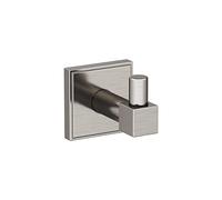 Amerock BH36070G10 | Gancio singolo per accappatoio in nichel spazzolato | 1-7/8 pollici (48 mm) Lunghezza portasciugamani | Nomina | Gancio per asciugamani per bagno | Hardware da bagno | Accessori