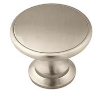 Amerock BP1466 - 2-g10 Traditional Oversized knob 1 - 3/10,2 cm diametro, nichel satinato