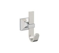 Amerock Burbank HBX36686G1026 | Gancio decorativo da parete a polo singolo | Gancio decorativo da parete in nichel satinato/cromo lucido per cappotti, cappelli, zaini, borse | ganci per bagno, camera