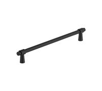 Amerock Destine BP36902FB - Maniglia per armadio da centro a centro, 256 mm, colore: Nero opaco