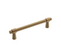 Amerock Destine - Maniglia per armadietto, color bronzo champagne, 128 mm, da centro a centro, confezione da 1, maniglia per armadietti, hardware per armadietti