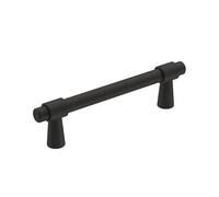 Amerock Destine - Maniglia per armadietto, colore: nero opaco, 96 mm, da centro a centro, confezione da 1, maniglia per armadietti, hardware per armadietti