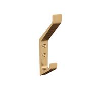 Amerock Emerge - Gancio decorativo da parete, in bronzo champagne, a doppio rebbio