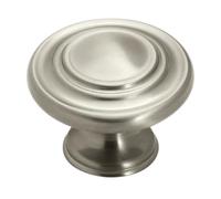 Amerock Inspirations Three Ring knob 1 - 3/20,3 cm, pezzi, Satin Nickel, n/a