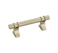 Amerock | Maniglia per armadietti | Champagne dorato | 76 mm da centro a centro | Davenport | Confezione da 1 | Tirante per cassetti | Maniglia per cassetti | Hardware per armadi
