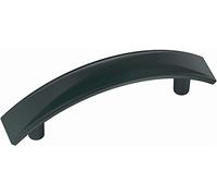 Amerock | Maniglia per armadietti | Nero opaco | 76 mm da centro a centro | Estensità | 1 confezione | Tirante per cassetti | Maniglia per cassetti | Hardware per armadietti