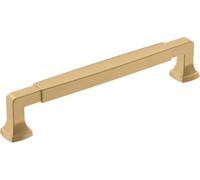 Amerock Maniglia per armadietto, color bronzo champagne, 160 mm, da centro a centro, statura, confezione da 1, maniglia per armadietto, ferramenta per armadietti