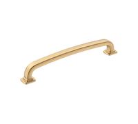 Amerock Maniglia per armadietto, color bronzo champagne, 160 mm, da centro a centro, superpass, confezione da 1, maniglia per armadietto, ferramenta per armadietti