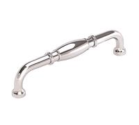 Amerock Maniglia per armadietto, cromo lucido, 160 mm, da centro a centro, Granby, confezione da 1, maniglia per cassetti, accessori per armadietti