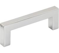 Amerock Maniglia per armadietto, cromo lucido, 76 mm, da centro a centro, monumento, confezione da 1, maniglia per cassetto, maniglia per cassetti, ferramenta per armadietti