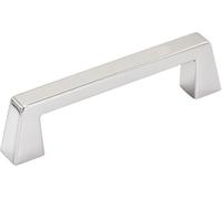 Amerock Mobiletto cromato lucido 96 mm da centro a centro, Blackrock, confezione da 1 per cassetto e maniglia per cassetti