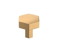 Amerock Pomello per armadietto, bronzo champagne, diametro 32 mm, calibro, confezione da 1, pomello per cassetti, ferramenta per armadietti