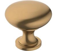 Amerock Pomello per armadietto, bronzo champagne, diametro 32 mm, Edona, confezione da 1, pomello per cassetti, hardware per armadietti