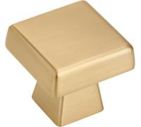 Amerock Pomello per armadietto, bronzo champagne, lunghezza 38 mm, Blackrock, confezione da 1, pomello per cassetti, hardware per armadietti