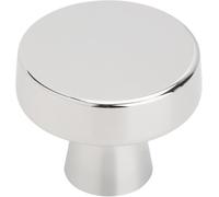 Amerock Pomello per armadietto, cromato lucido, diametro 41 mm, Blackrock, confezione da 1, pomello per cassetti, hardware per armadietti
