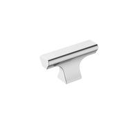 Amerock Pomello per armadietto, cromato lucido, lunghezza 51 mm, confezione da 1, pomello per cassetti, hardware per armadietti