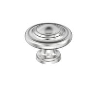 Amerock Pomello per armadio in cromo lucido con diametro di 44 mm, per armadietti da cucina, accessori per mobili, maniglia per cassetti, BP1586226