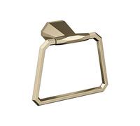 Amerock Porta asciugamani ad anello, 141 mm, champagne dorato, San Vincent, accessori da bagno