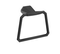 Amerock Porta asciugamani ad anello, 141 mm, nero opaco, St. Vincent, porta asciugamani, accessori da bagno