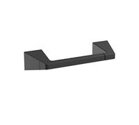 Amerock Porta carta igienica | nero opaco | Blackrock | Porta fazzoletti girevole a doppio palo | Hardware da bagno | Accessori da bagno