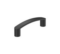 Amerock Rift BP36898FB - Maniglia per armadietto, 76 mm da centro a centro, colore: Nero opaco