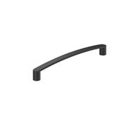 Amerock Rift BP36906FB - Maniglia per armadietto, da centro a centro 160 mm, colore: Nero opaco