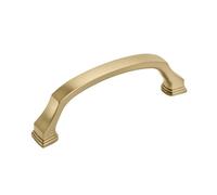Amerock | Tirante per armadietti | Bronzo champagne | 96 mm (96 mm) da centro a centro | Rivitalizzare | Confezione da 1 | Tirante per cassetti | Maniglia per cassetti | Hardware per armadi