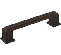 Amerock | Tirante per armadietti | Bronzo lucidato ad olio | 96 mm (96 mm) da centro a centro | Nomina | Confezione da 1 | Maniglia per cassetti | Maniglia per armadio | Hardware per armadio