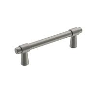 Amerock | Tirante per armadietti | nichel satinato | 96 mm da centro a centro | Destine | 1 confezione | tirante per cassetti | Maniglia per armadietti | Hardware per armadietti