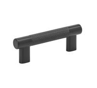 Amerock | Tirante per armadio da cucina | Bronx nero | 7,6 cm e -3/4" (76 mm e 96 mm) Centro-centro | Bronx | Confezione da 1 | Hardware per mobili | Maniglia per armadio | Maniglia per cassetto del