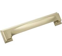 Amerock | Tirante per tazze | Champagne dorato | 128 mm e 160 mm da centro a centro | Nomina | 1 confezione | Maniglia per cassetti | Maniglia per cassetti | Hardware per armadi