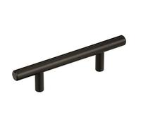 Amerock | Tiranti per armadietti | Bronzo nero | 76 mm da centro a centro | Tiranti per barre | Confezione da 10 | Maniglia per cassetti | Ferramenta per armadietti